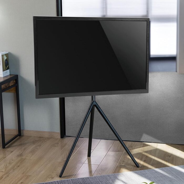 Кріплення для телевізора pro.tec Valle, до 65 дюймів, VESA 400x400, чорний металевий підставка