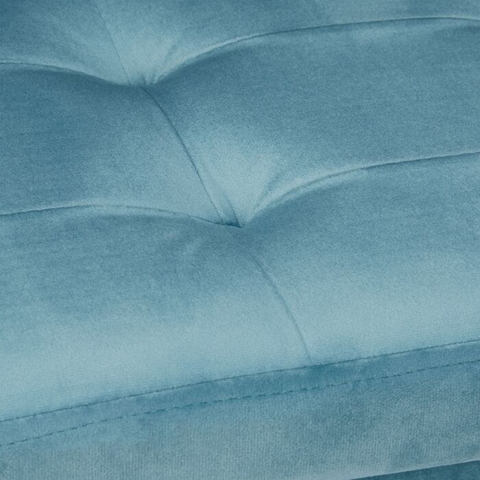 Лавка Relaxdays з оксамитовим покриттям та дерев'яними ніжками