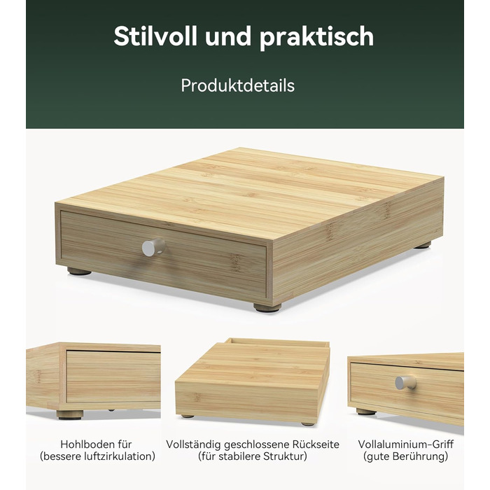 Організатор для капсул Nespresso та Lavazza, бамбук, на 48 капсул. Підставка під кавомашину