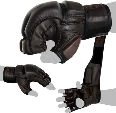 Легендарні рукавички для ММА, професійні боксерські рукавички з натуральної шкіри високої якості, тренувальні боксерські рукавички для боротьби, спарингу, Муай Тай, кікбоксингу, вільного бою, бойових мистецтв, BJJ, рукавички з мішковини з піском, рукавичк