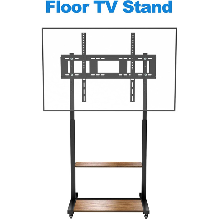 Підставка для телевізора Boden 40-100 дюймів з поличкою та колесами, VESA 800x600, до 100 кг