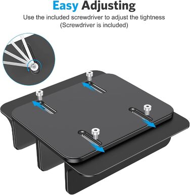 Підставка для ноутбука OMOTON: регульована, чорна, до 17.3 дюйма | MacBook Air/Pro