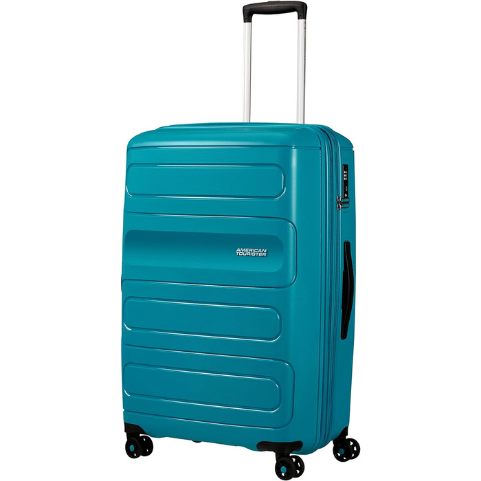 Валіза та візки American Tourister Sunside, L (77 см - 106/118 л) бірюзовий (повністю бірюзовий)