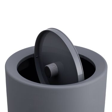 Відро для сміття Relaxdays з кришкою-качалкою, 13 літрів