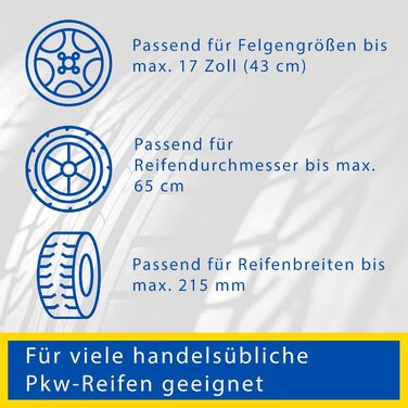 Чохли для шин Goodyear з 600D поліестеру, 4 шт. (блакитні) - захист від УФ, водовідштовхування