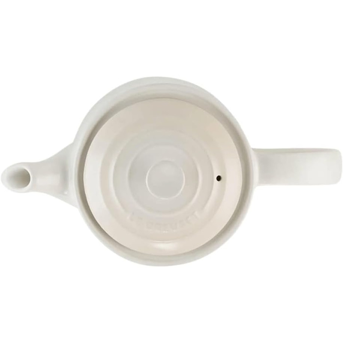 Чайник Le Creuset 1.3 л, чорний, 70703130000000 (Meringue), 12.6 x 23.9 x 17 см, для 4 чашок