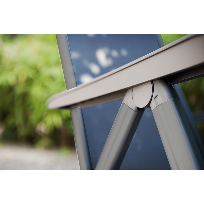 Крісло-шезлонг Kettler Relaxsessel Basic Plus – розкладне, з алюмінію, для тераси та саду – антрацит