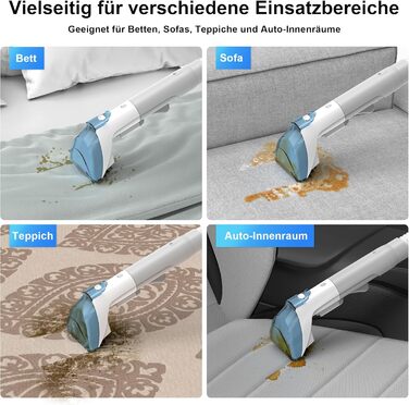 Пристрій для чищення м'яких меблів та килимів: мокрий/сухий пилосос 450W для дому, авто та диванів