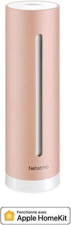 Датчик якості повітря Netatmo для дому: CO2, температура, вологість, шум - розумний контроль, здорове середовище, автоматичні сповіщення (NHC-EC)