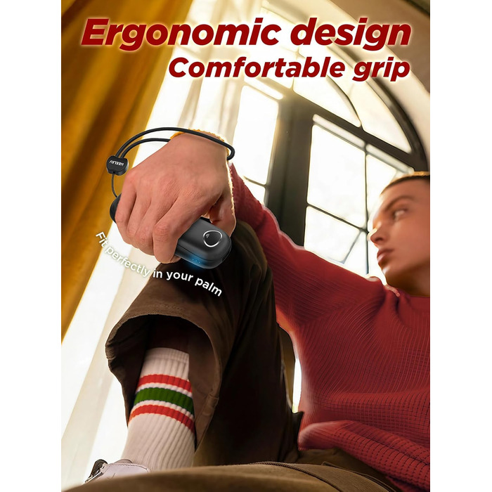 Електричні грілки для рук 10000mAh, 2 шт. [Подарункова коробка до Нового року] Повторно використовувані грілки USB для зими, для хворих на синдром Рейно, для активного відпочинку, ігор, павербанк (чорний)