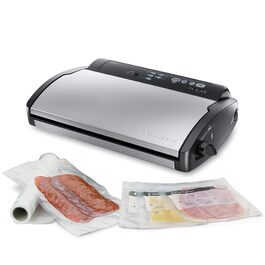 Вакууматор FoodSaver V2860 для сухих та вологих продуктів, 100 Вт, сріблясто-чорний