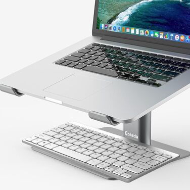 Підставка для ноутбука GOKEDA: ергономічна, регульована, з алюмінію, 11-17 дюймів