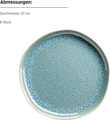 Кавовий сервіс MÄSER Cordelia (12 шт.) з високоякісного фарфору, 6 чашок та 6 блюдець, колір Sand Grün