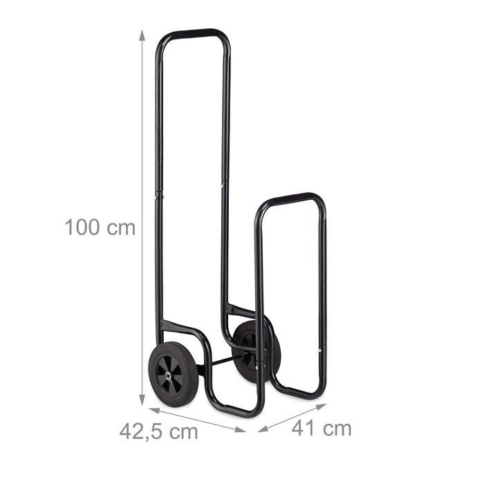 Візок для дров Relaxdays (Металевий)