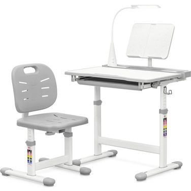 Комплект Evo-kids (стілець+стіл+полиця+лампа) Evo-17 G Ergo (арт. Evo-17 G Ergo)
