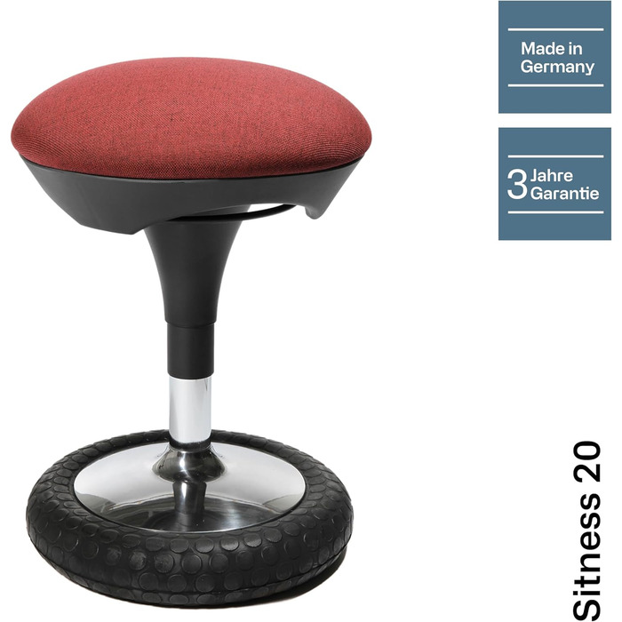 Офісний стілець Topstar Sitness 20 Бордовий