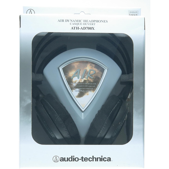 Навушники Audio-Technica AD700X Hi-Fi з відкритою спинкою чорні