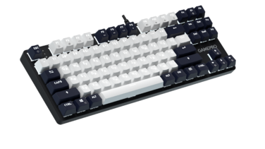 Дротова механічна клавіатура GamePro Genesis Metallic (MK110B) 87% Red switches