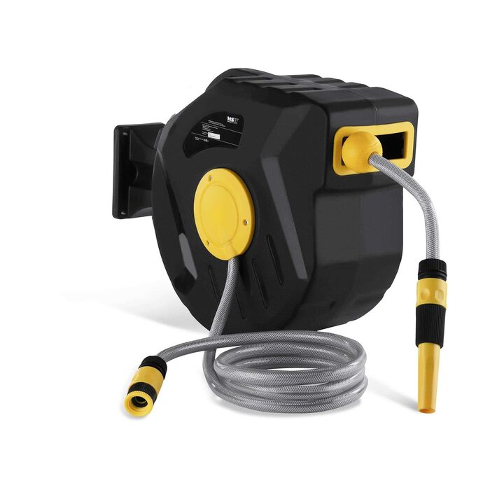 MSW Котушка для шланга PRO-W 20 (20 м) з автозмотуванням, 8 бар, пластиковий корпус