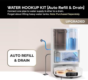 Робот-пилосос Dreame L10s Ultra Gen 2 з миючим модулем, 10000Pa, LiDAR, MopExtend, автомийка та сушка, самостійне очищення та поповнення, підйом мопа 10,5 мм