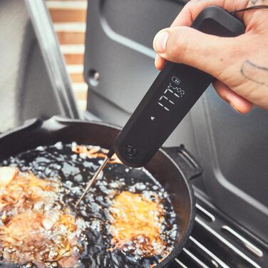 Термометр для гриля та м'яса BURNHARD Einstich складний, USB, з LED-дисплеєм, 1.5 мм