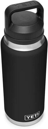 Термос YETI Rambler з кришкою Chug, чорний, 1 літр (36 oz)