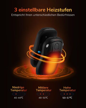 Електричний гріє для рук, перезаряджуваний, USB, набір 2 шт. для чоловіків та жінок (помаранчевий)