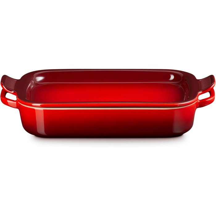 Форма для запікання Le Creuset прямокутна зі скляною кришкою, 3 л, вишнево-червоний колір