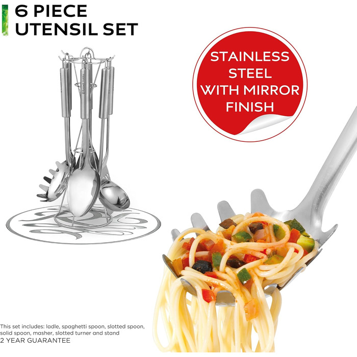 Набір кухонних аксесуарів Russell Hobbs RH00123 з нержавіючої сталі (6 шт.)