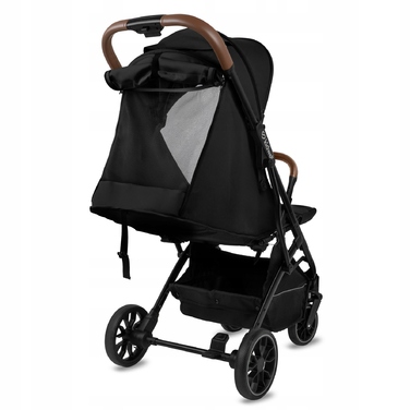 Компактна прогулянкова коляска Kidwell Colmer UP Black — легка, маневрена, складана