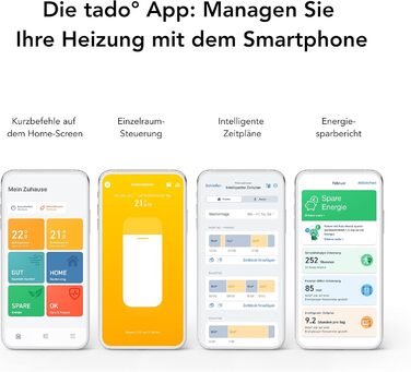 Термостат на радіатор Tado Smart X V3+ з керуванням через додаток (Alexa, Siri, Google Assistant) для економії енергії та опалення - DIY встановлення