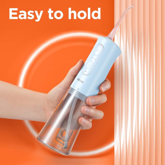 Набір для гігієни порожнини рота Bitvae: ірригатор та електрична зубна щітка, 3 режими, 5 рівнів тиску, бездротовий, з 4 насадками для щітки та 4 насадками для ірригатора, колір: чорний