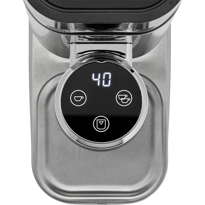 Кавомолка WMF Lumero: 1400 Вт, 15 bar, для еспресо та паді, з капучинатором, нержавіюча сталь матова