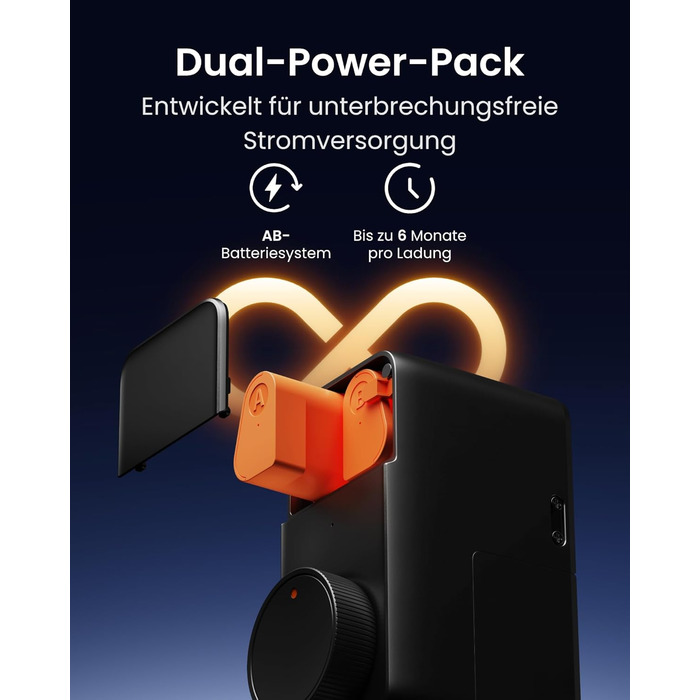 SwitchBot Smart Lock Pro: Розумний замок з акумулятором, Matter, WiFi, підтримка Apple Home, Alexa, Google Home, IFTTT, чорний