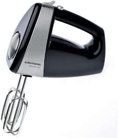 Ручний міксер Grundig HM 5040 Premium (300 Вт), чорно-сріблястий (в комплекті з тостером)