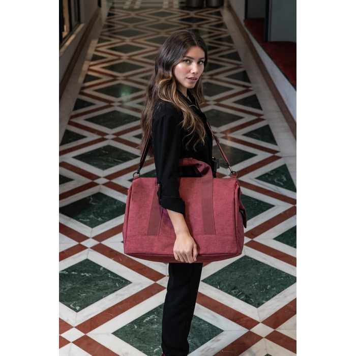 Сумка-органайзер Reisenthel Allrounder L Twist Maroon – універсальна для подорожей, роботи та відпочинку