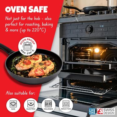 Набір сковорідок KUHN RIKON Brat- & Universal, чорний (28см + 24см)