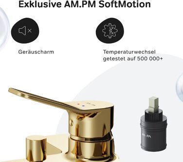 Змішувач для ванни AM.PM X-Joy чорного матового кольору з виливом, одноручний, для ванни та душу, FXA10022