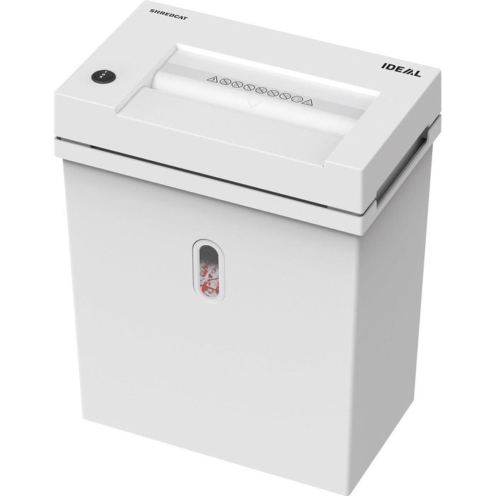 Шредер IDEAL Shredcat 8200 CC: безпечне знищення документів (P-4, 4x40 мм), до 14 аркушів, тихий, надійний, німецький виробник
