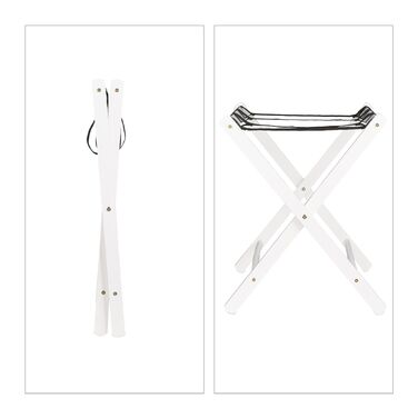 Підставка для валізи Relaxdays дерев'яна, складна