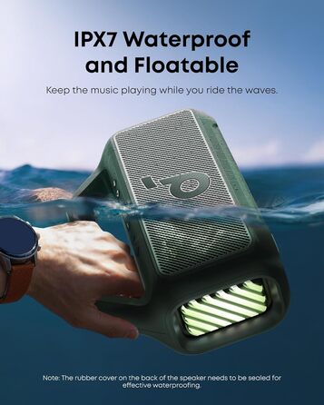 Soundcore Boom 2 - Портативна Bluetooth Колонка, 80W, Сабвуфер, LED, IPX7, 24h, USB-C, BT 5.3