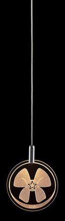 KRINNER Lumix Highlights LED-підсвічування настільне, акрил, блакитний cosmic, 76020