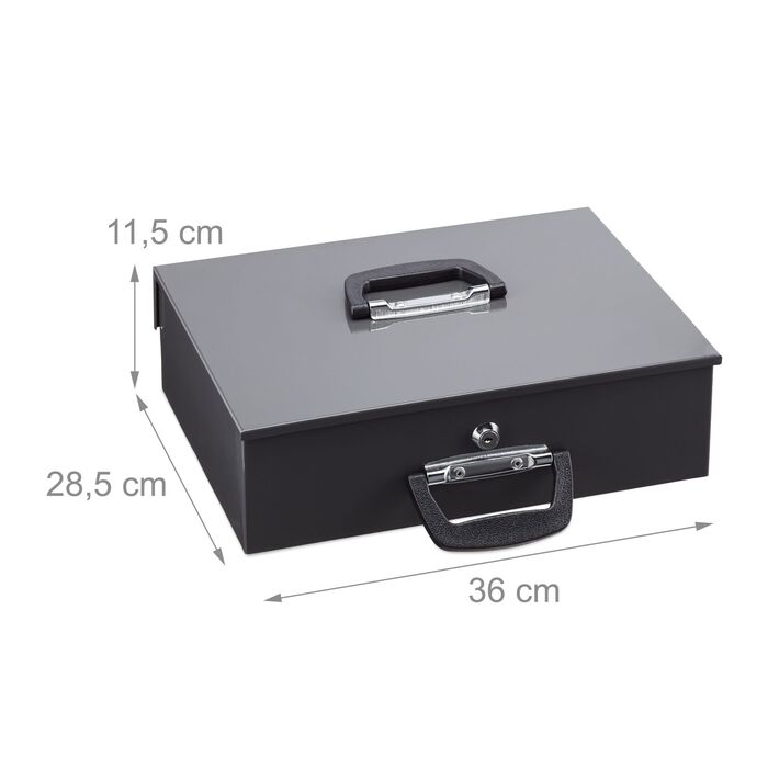 Relaxdays Касова скринька з підспівачем для євро-монет