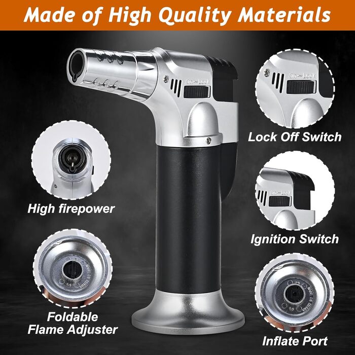 Набір для копчення коктейлів GOLDGE: набір для віскі з 6 видами дерев'яної стружки, ліхтарик, каміння для віскі. Подарунок для батька, чоловіка