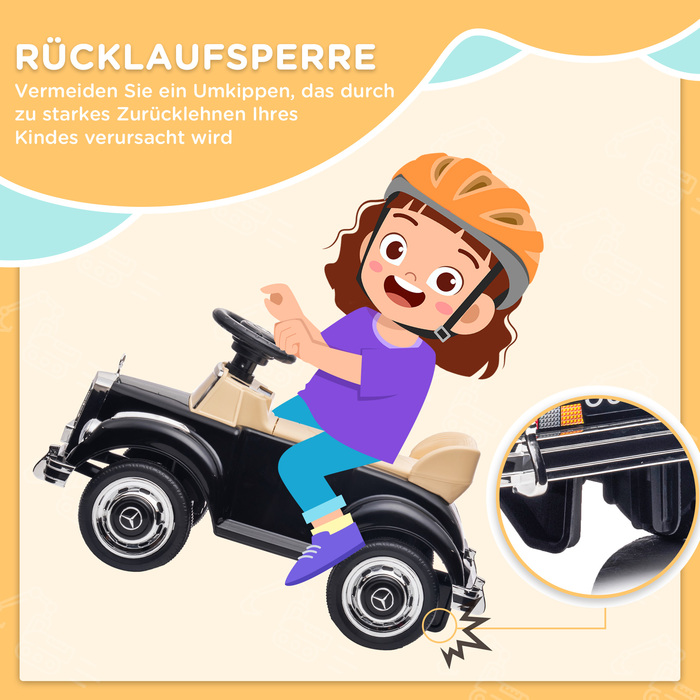 Дитячий каталок Mercedes-Benz Design 300 S Design, Чорний