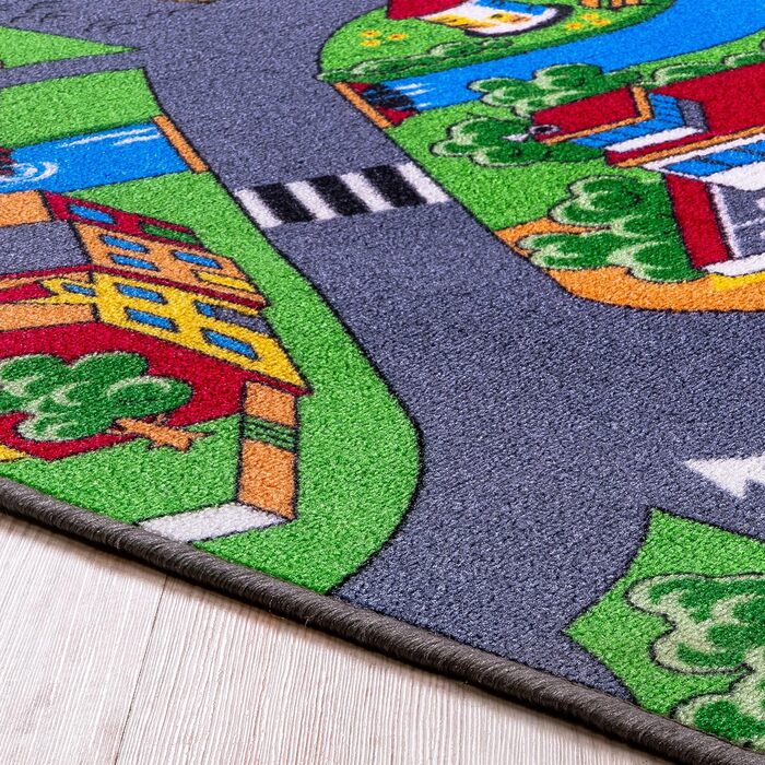 Дитячий килимок, вуличний килимок, ігровий килимок, сіро-зелений (160 см x 200 см)