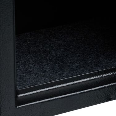 Relaxdays Чорний настінний сейф на ключ