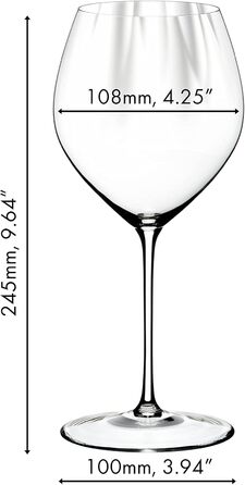 Набір келихів Riedel Performance Syrah (2 шт.), кришталеве скло, преміум-якість, для дегустації