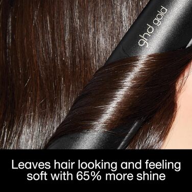 Випрямляч для волосся ghd Gold: професійний, без екстремального нагріву, плаваючі керамічні пластини, гладке покриття, антифриз, швидкий нагрів (30 сек), UK-штекер, упаковка 2023