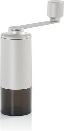 Кавомолка ручна AdHoc MC13 Moro з керамічним жорном CeraCutXL та DirectDrive | Для еспресо, фільтра та френч-прес (Світло-сіра)